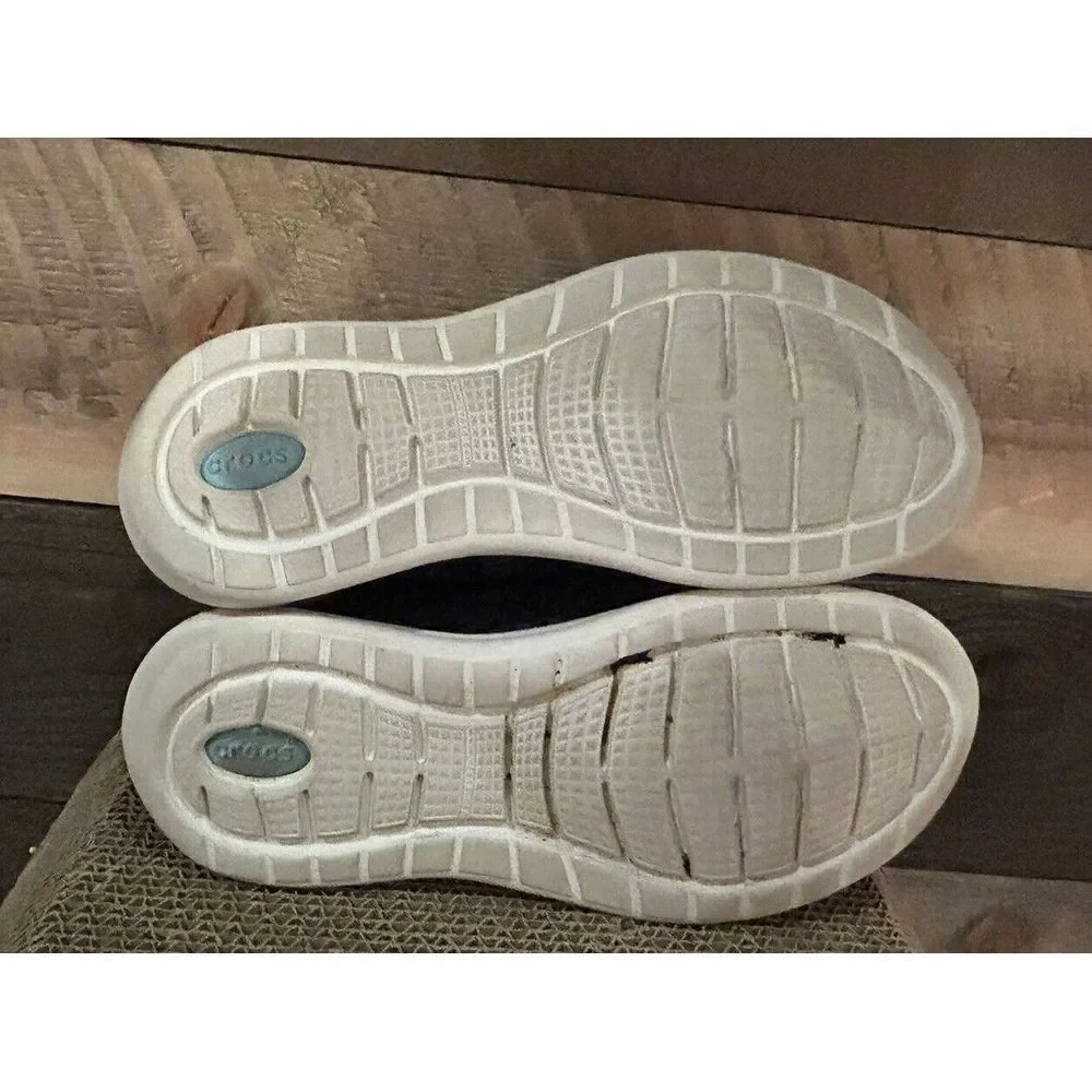 Crocs‎ LiteRide Pacer Women's Size 8 Blue Comfort Lace Up Sneakers Shoes 205234